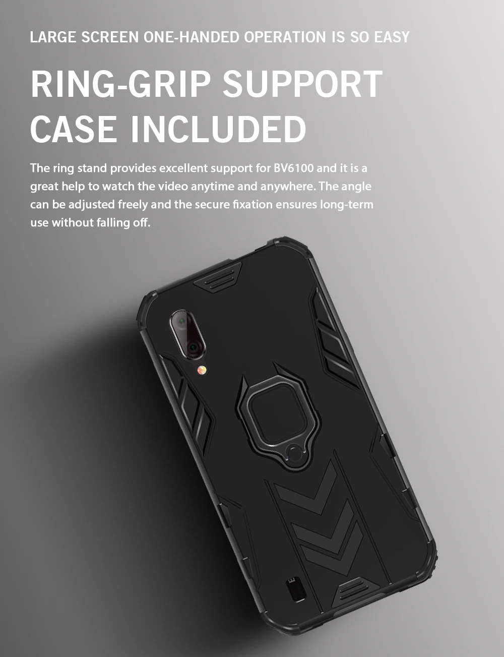 Blackview BV6100 Dual Gorilla 6,8" экран смартфон 3 ГБ+ 16 ГБ Android 9,0 IP68 водонепроницаемый мобильный телефон 5580 мАч NFC мобильный телефон