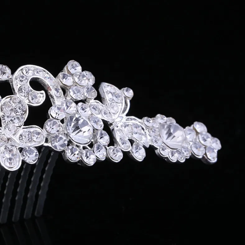 Rhinestone Bridal Butterfly Tiaras Crowns for Women Bride Wedding Hair Accessories Princess Diadem Headband Ornaments | Украшения и