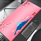 Коврики для мыши Sakura Kawaii Gamer, коврик для мыши 400x450, Настольный коврик, коврик для дома и офиса, резиновый коврик для стола, ковер с аниме, милый розовый коврик для клавиатуры