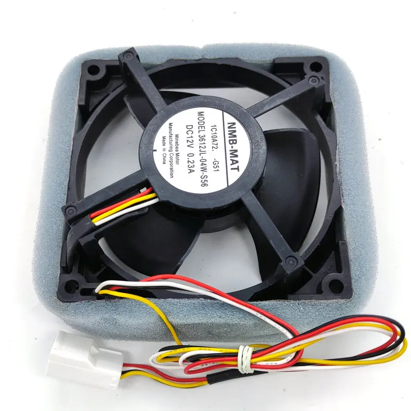 Новый оригинальный NMB 3612JL 04W S56 DC12V 0.23A 9 см для охлаждающего вентилятора