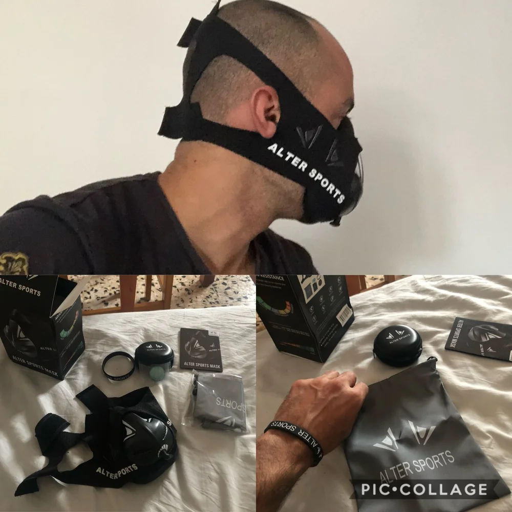 ALTER SPORTS MASK for Training Dust Mask Running Fitness High Altitude Simulation Elevation Cardio Workout Home PM 2.5 2.0 3.0 |