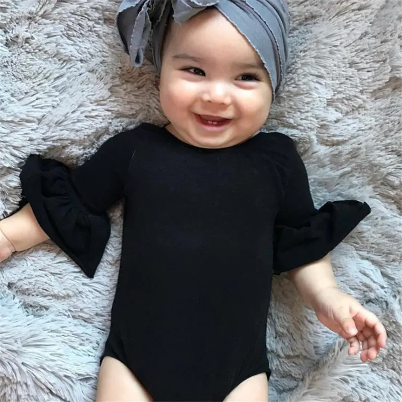 Боди для новорожденных Летний комбинезон с длинными рукавами малышей мягкий