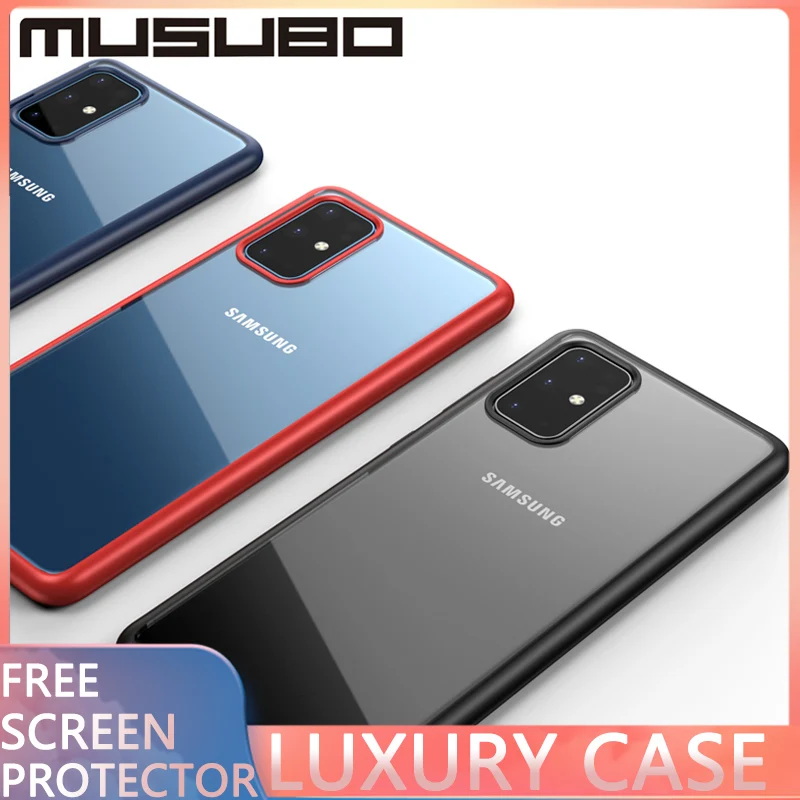 Роскошный модный противоударный чехол Musubo для Samsung Galaxy S20 Plus 5G Ultra S10E Ультратонкий