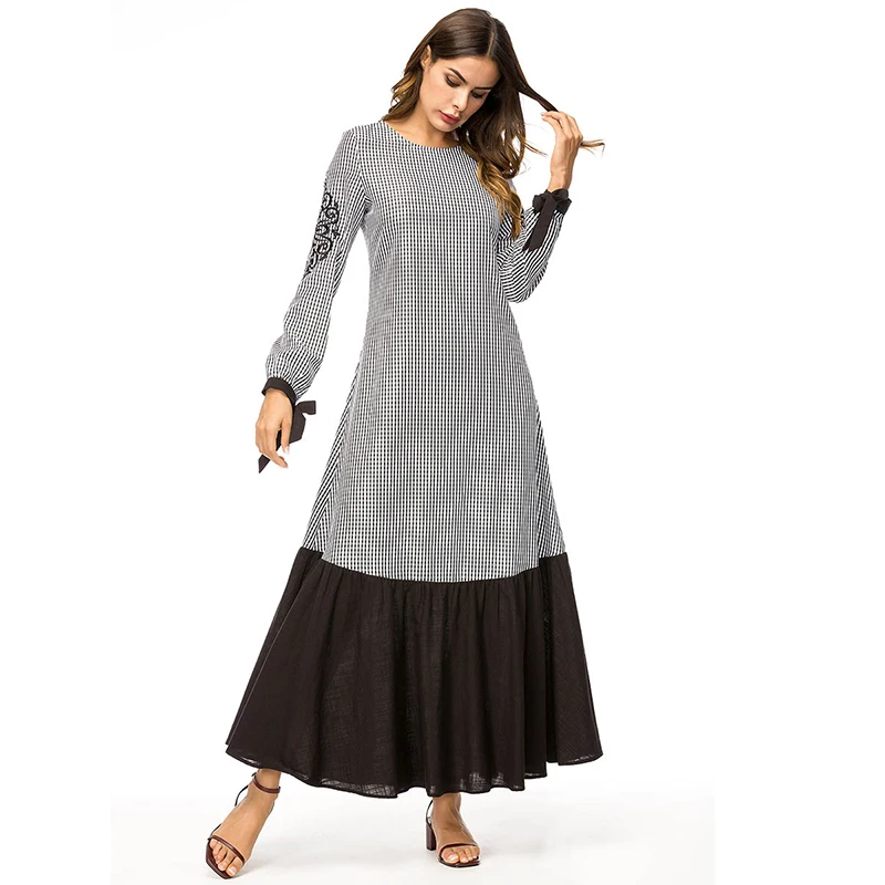 Модное женское мусульманское платье на Ближнем Востоке Дубай Турция