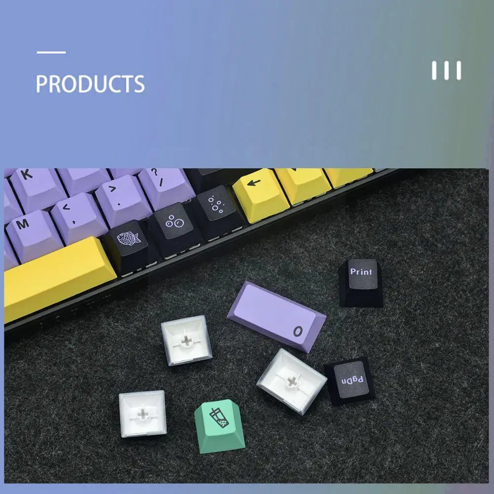 Колпачки для клавиш GMK Taro 1 комплект колпачки с сублимационной печатью пропускная