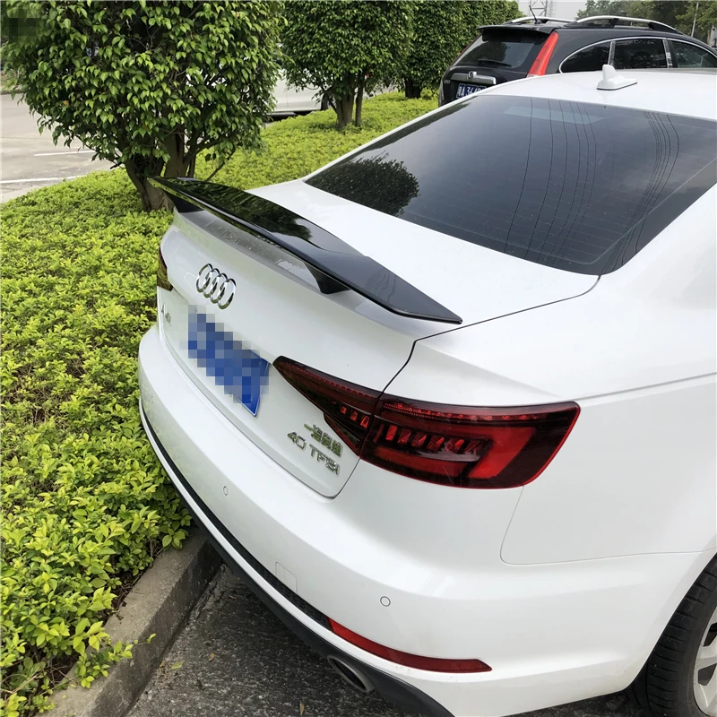 Для Audi A4 A3 спойлер 2019 2020 TF высококачественный Спойлер ABS Материал заднее крыло