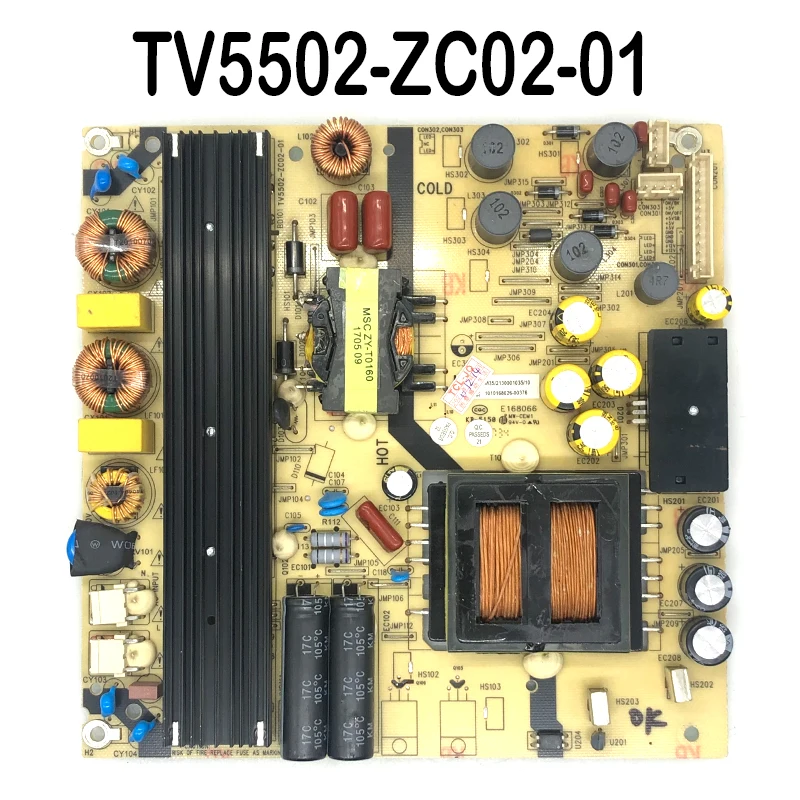 Оригинальная плата блока питания LS55H510N 0094001728 TV5502 ZC02 01 б/у baord|Пульты ДУ| |