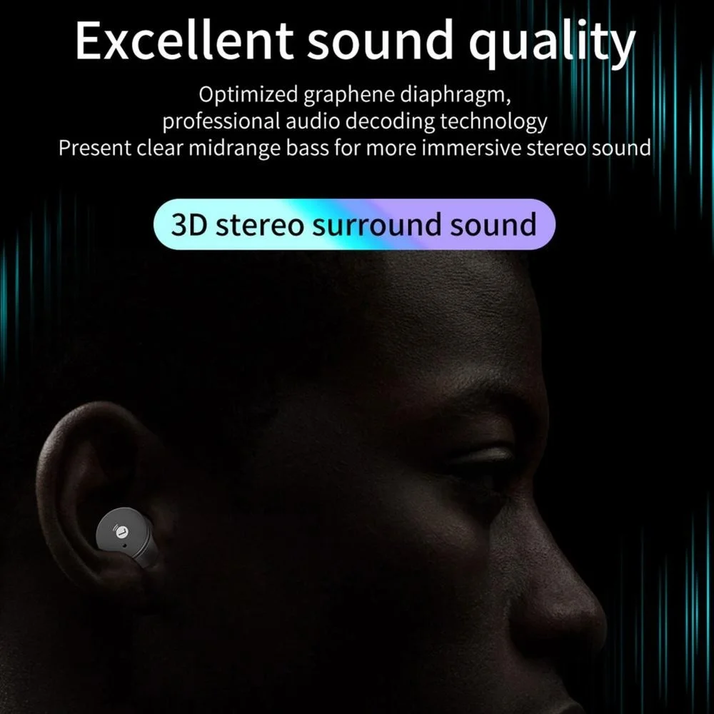 TWS-наушники KINGSTAR с поддержкой Bluetooth для IOS и Android | Электроника