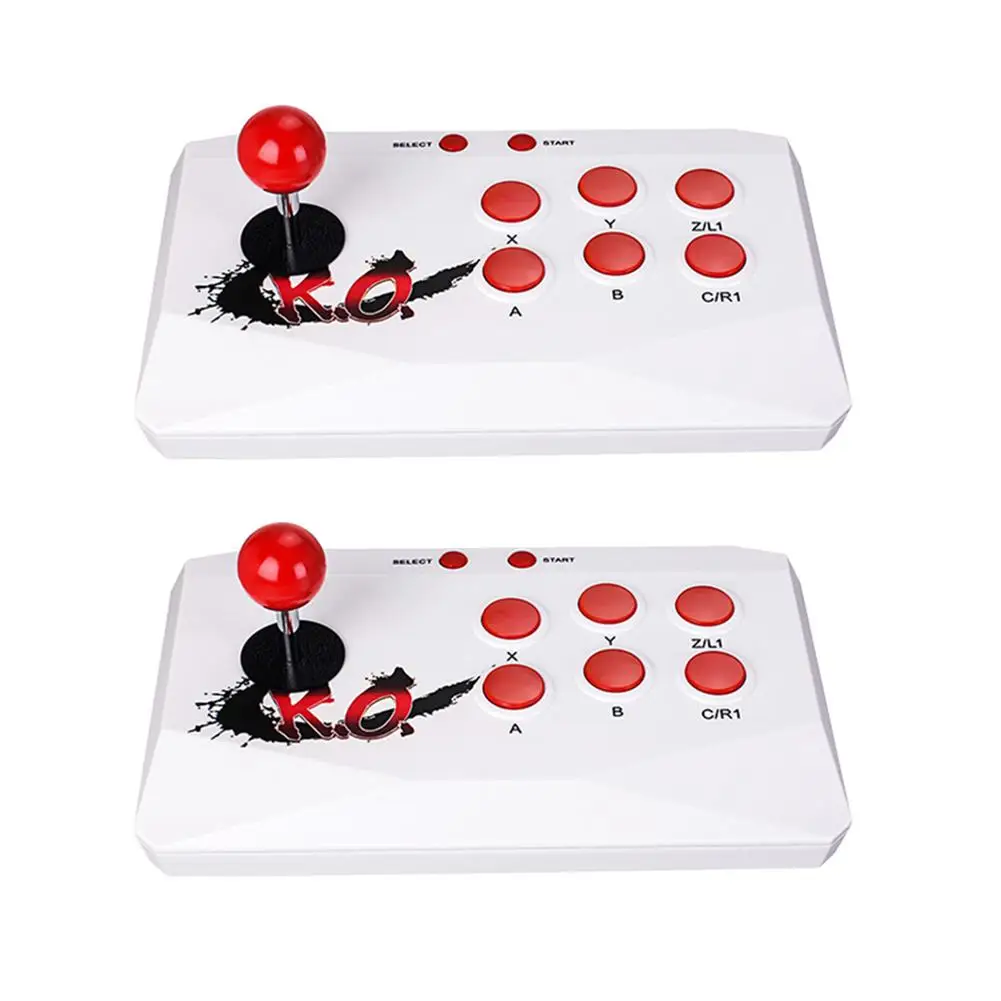 

With 2 Wireless Arcade Joystick Game Consoles, Built-in 2000 Games HDMI-compatible Output Small Fighting Arcade Console HD