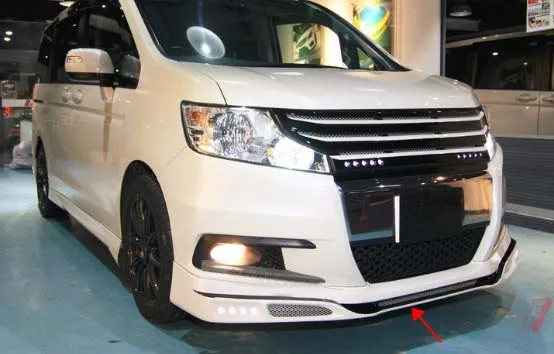 Комплект кузова для Honda stepwgn SPADA RK5 2010-12 передняя губа задний спойлер боковая