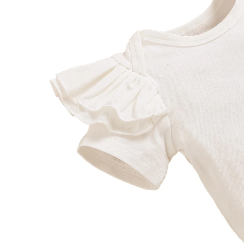 

2021 fashion Summer Baby Girl Skirts Set Short Sleeve Romper+Floral Skirt+Headband Casual Outfits cute skirt for gir