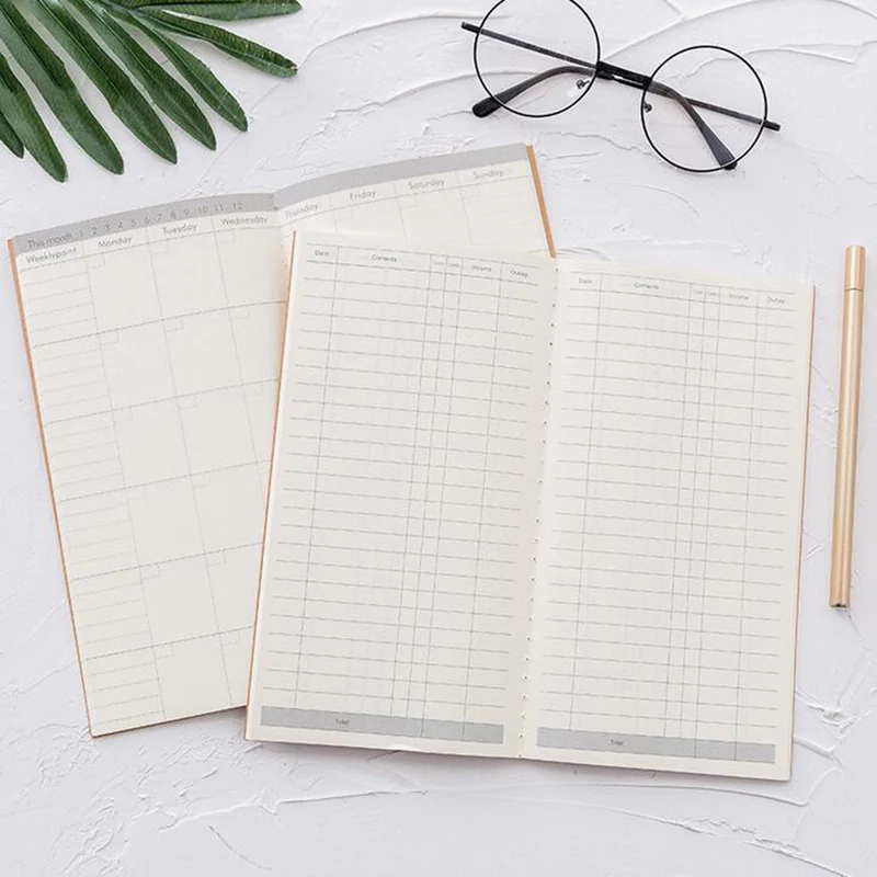 3 шт./лот крафт-бумага Обложка Расписание контрольный список записные книжки