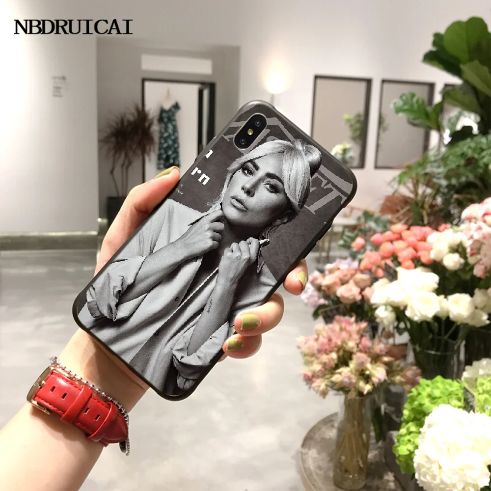 NBDRUICAI Леди Гага крутой ТПУ Мягкий силиконовый чехол для телефона iPhone 11 pro XS MAX 8 7 6 6S