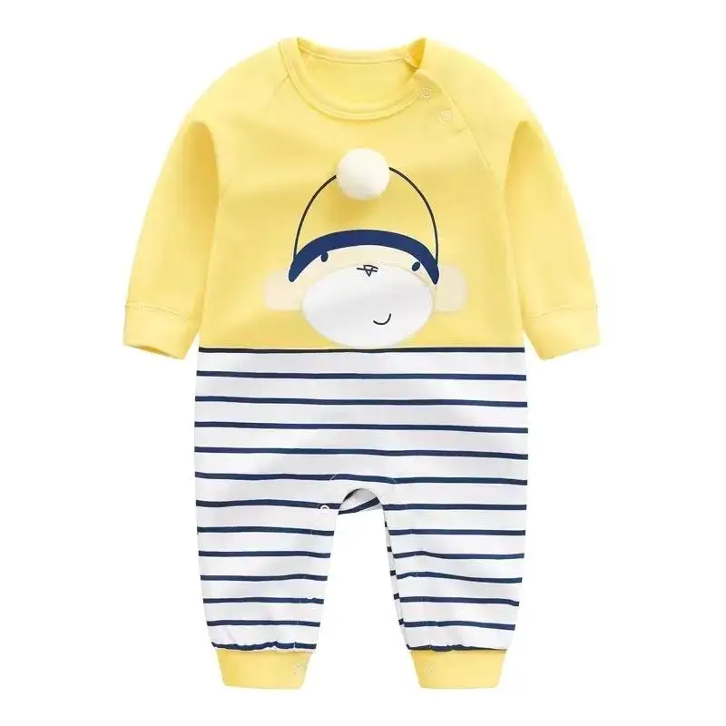 

Newborn Pajamas Baby Boy Girl Jumpsuit Clothing Cartoon Rompers Fits True To Size, Take Your Normal Cotton Full Unisex