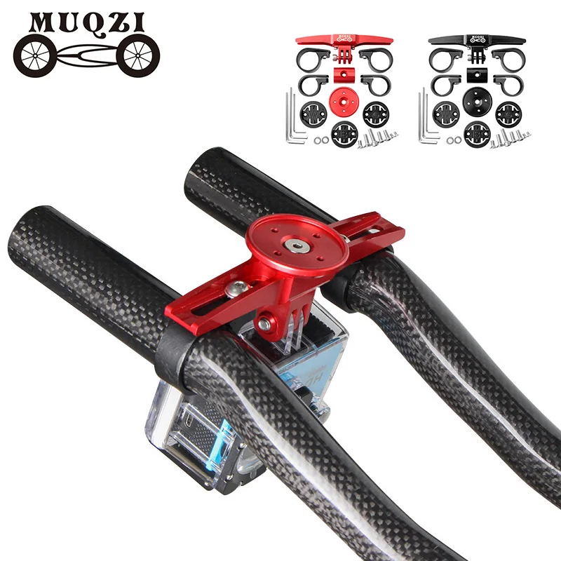 

MUQZI Bicycle TT Handlebar Computer Mount Holder For Garmin Bryton Wahoo Bike Out Front Mount Camera Light Holder