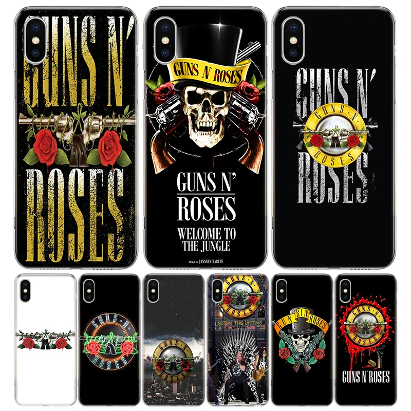Чехол Guns n roses Good Time для iPhone 11 12 Mini Pro 7 6X8 6S Plus XS MAX + XR 5S SE 10 Ten Art TPU чехол телефона Coque Capa