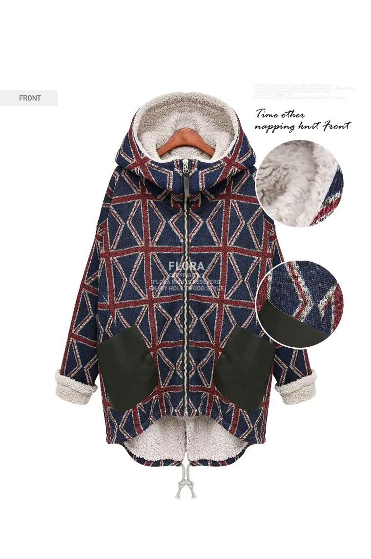 

5XL Maternity coats Winter women clothes Cotton warm long style coat lattice plus velvet femme hiver pregnant outerwear parkas