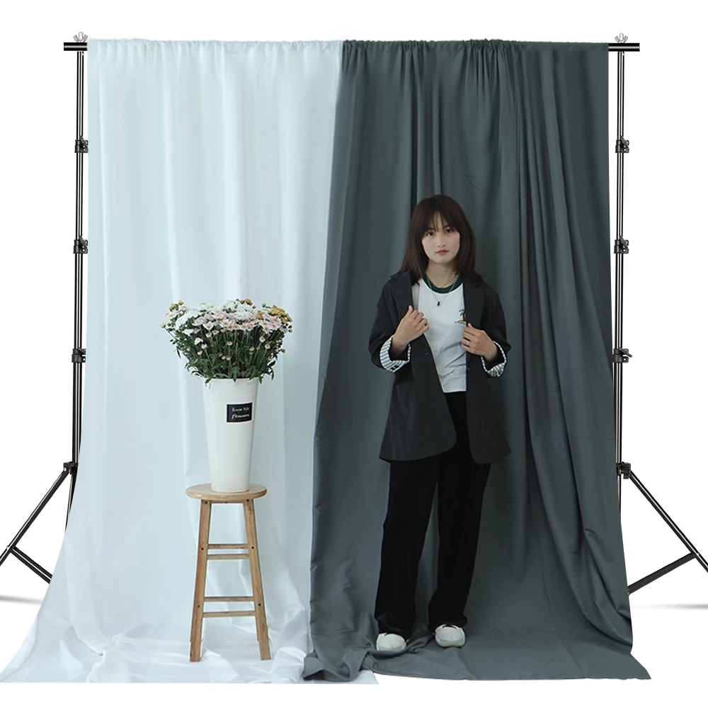 Белый зеленый экран Chroma Key Muslin для фотостудии профессиональный фон из полиэстера