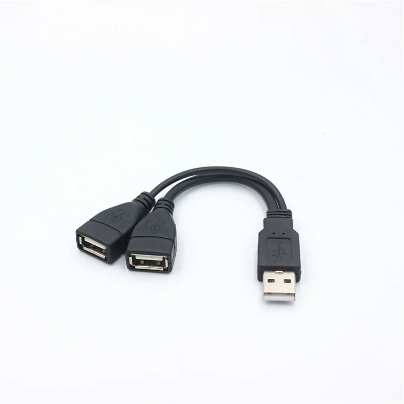 1 штекер на 2 гнезда USB 0 Удлинительный кабель Y для передачи данных адаптер питания