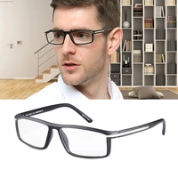hiqh quality tr90 glasses frame men optical business eyewear lightweight eyeglasses transparent women square spectacle frames