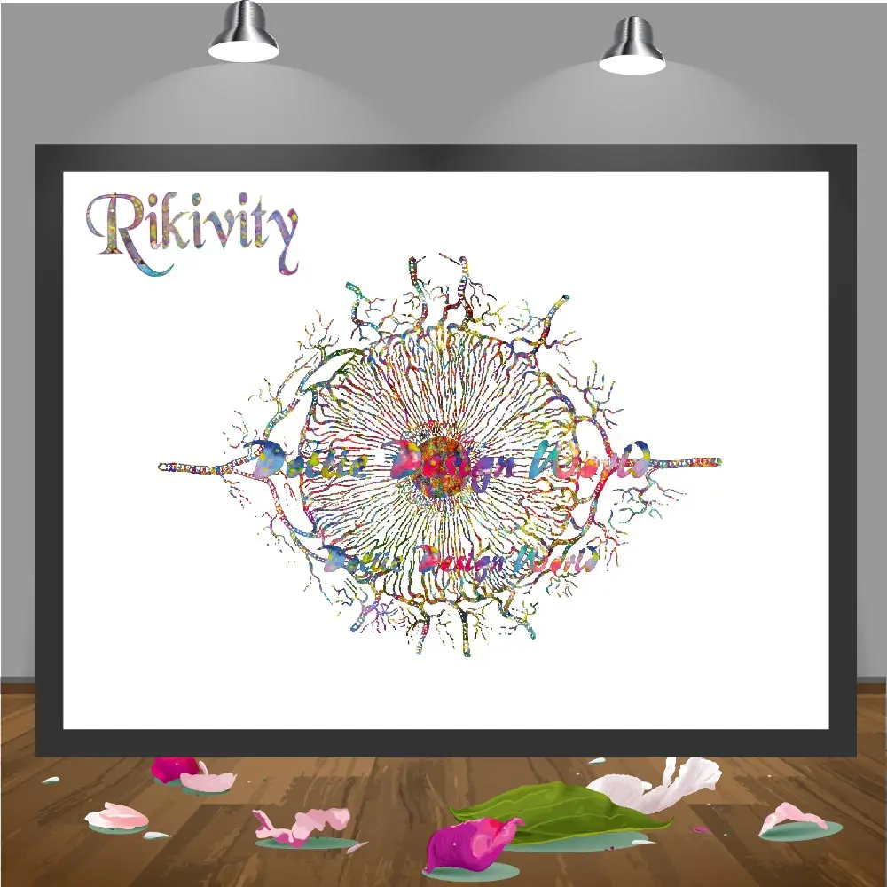 Постер Rikivity по анатомии человека печать на холсте живопись медицинской радужной