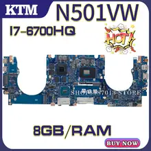 G501V for ASUS N501VW G501VW G58V UX501V UX501VW laptop motherboard N501V mainboard test OK I7-6700HQ cpu 8GB-RAM