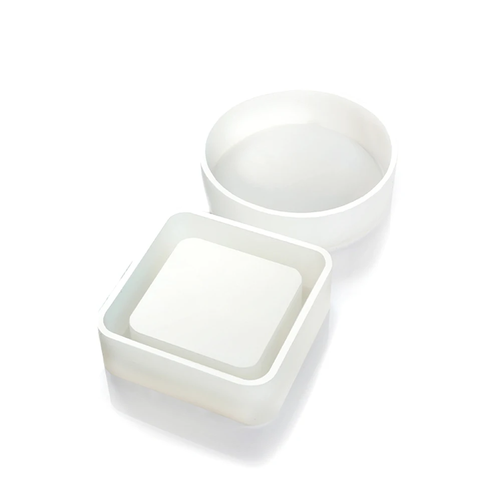 Горшок сделай сам плесень пепельница Coaster гибкая силиконовая форма эпоксидная