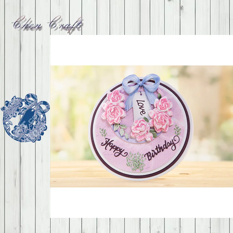 Симпатичные металлические штампы в виде гирлянды для скрапбукинга новые 2019