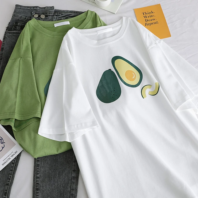 Женские повседневные футболки с принтом Харадзюку модная женская футболка