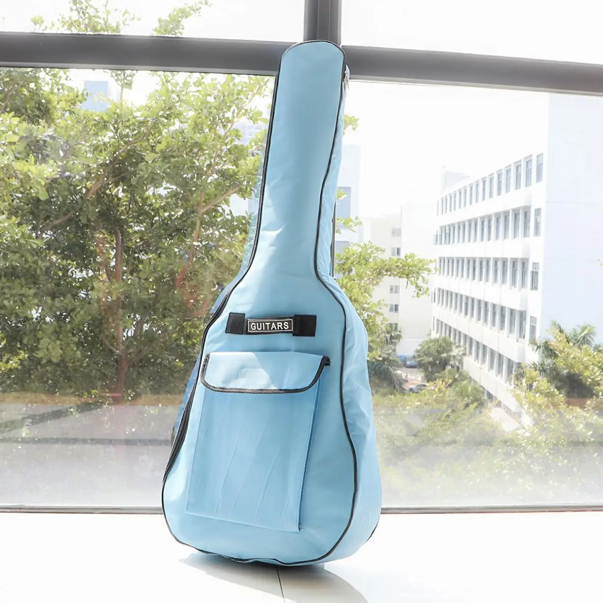 40/41 дюймов Сумка для гитары 600D ткань Оксфорд Акустическая гитара Gig Bag Мягкий плотный чехол двойные плечевые ремни мягкая гитара