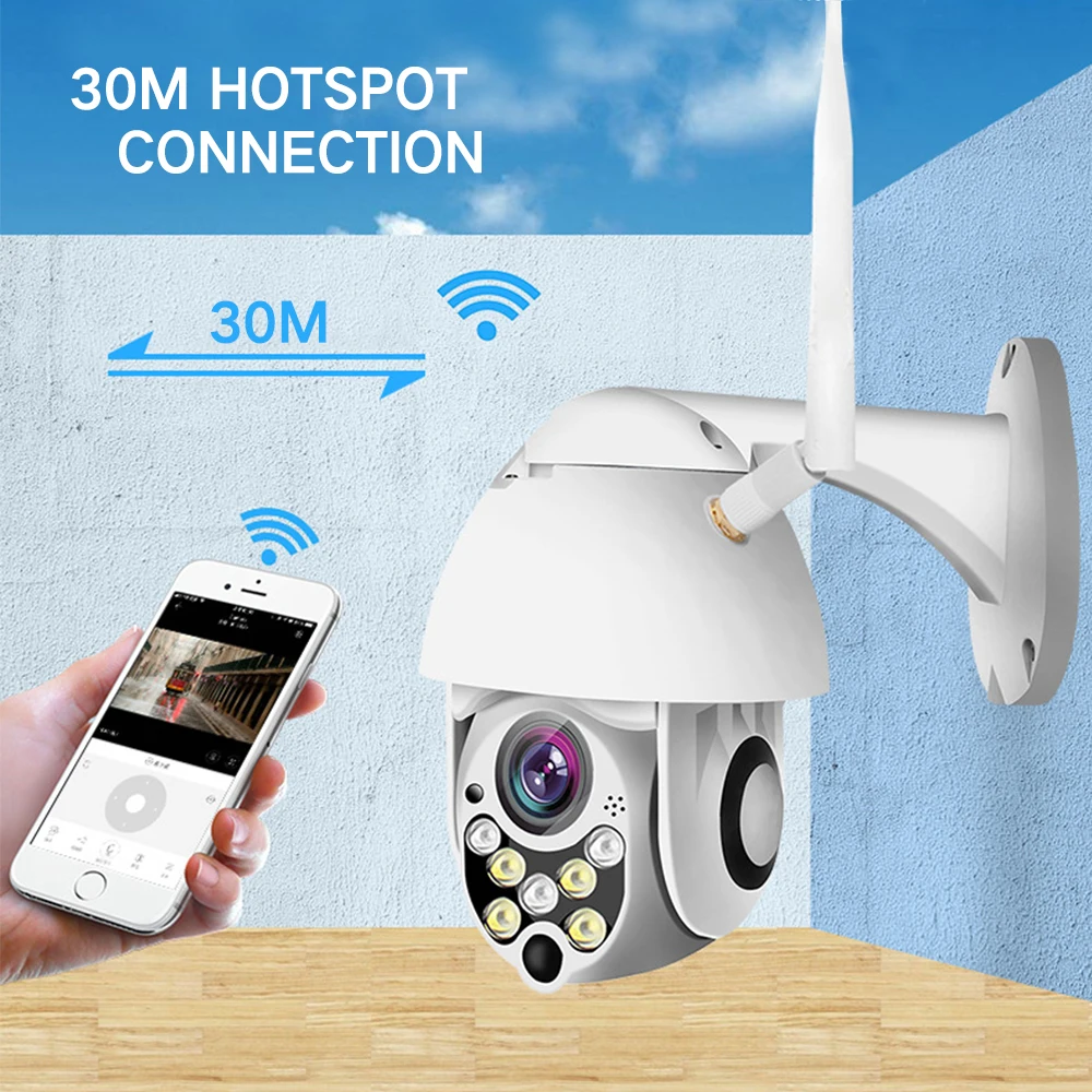 KuWfi 1080P wifi камера HD 2MP IP камера с автоматическим отслеживанием Водонепроницаемый купол домашней безопасности беспроводная ip-камера, двухстороннее аудио