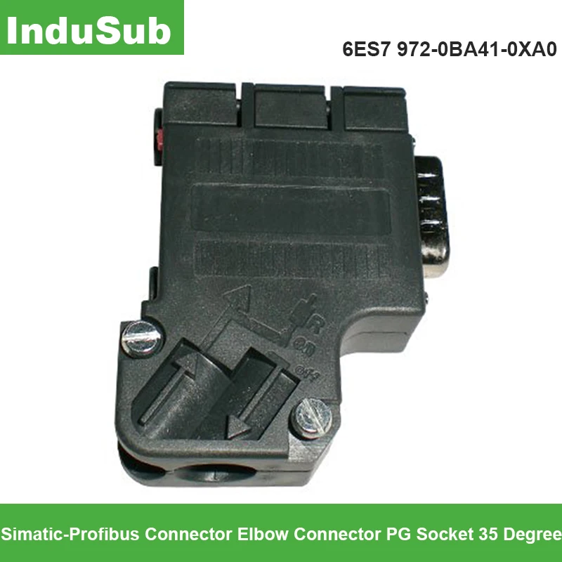 6ES7 972 0BA41 0XA0 Совместимый С Simatic соединитель Profibus Локоть разъем PG 35 градусов