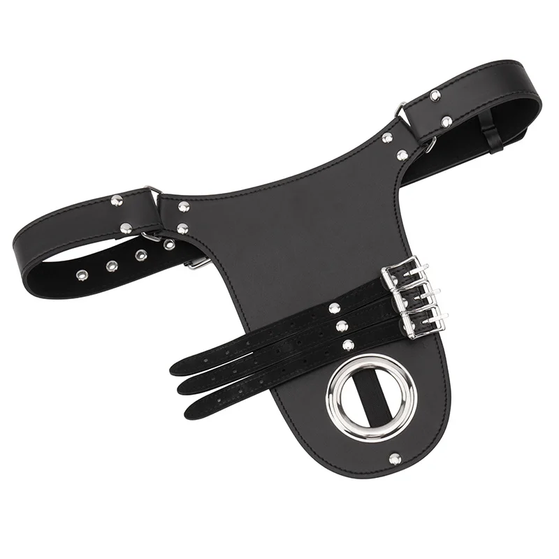 Эротические Мужской Целомудрие ремня через одно плечо фетиш из искусственной