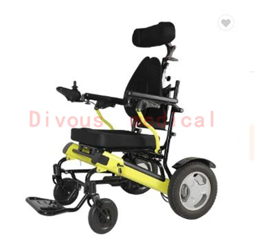 

Бесплатная доставка, инвалидная коляска из алюминиевого сплава для инвалидов, складное Электрическое Кресло для пожилых людей