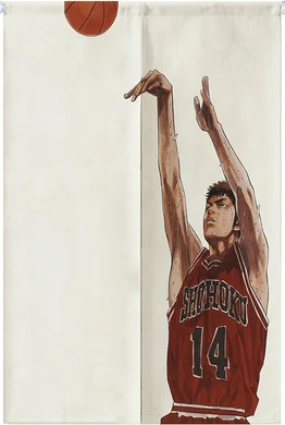 Slamdunk 88641 модные аниме занавески на дверь украшения для дома Мультяшные половина