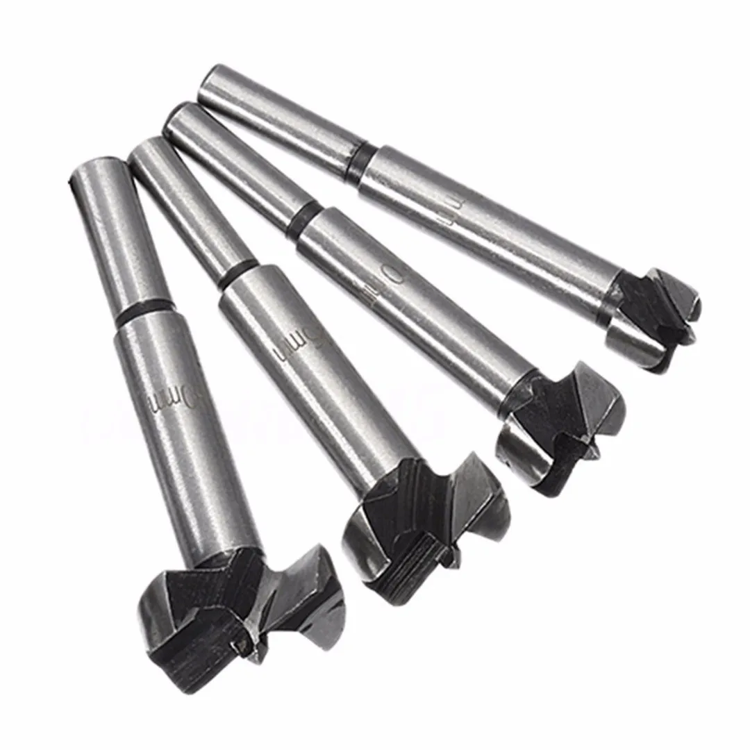 C 4Pcs Hinge Drills 15 мм-35 мм Скрытая чашка стиль шарнир джиг расточные отверстия сверла Forstner бит резак древесины плотник дверь расточные отверстия шаблон - Цвет: C 4Pcs Hinge Drills