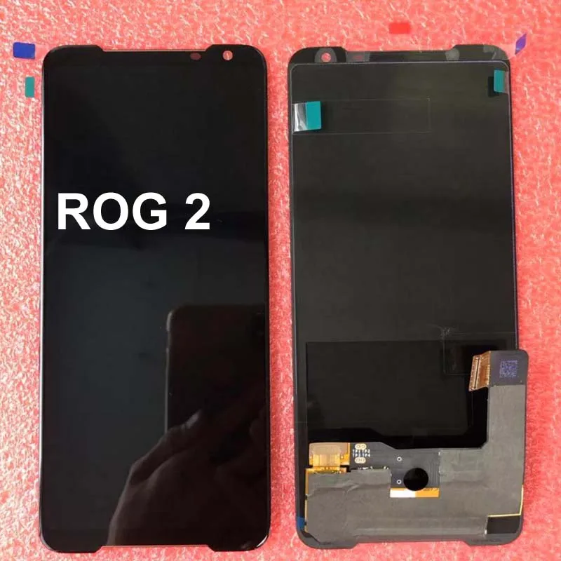 Тест для 6,5" ASUS ROG Phone 2 Phone2 PhoneⅡ ZS660KL AMOLED ЖК-экран+ сенсорная панель дигитайзер сборка ремонт