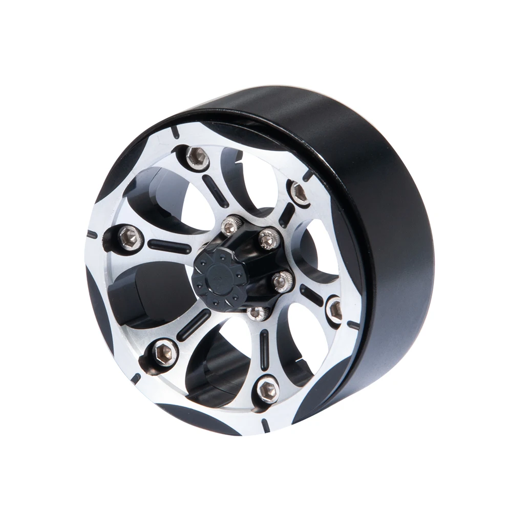 AXSPEED 4 шт./лот 1 9 ''Beadlock спицевые диски из сплава для Axial SCX10 1/10 RC Гусеничный