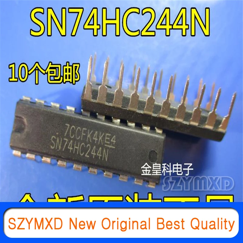 

10 шт./лот новый оригинальный In-line SN74HC244N DIP-20 восьмисторонний буферный линейный драйвер чип в наличии