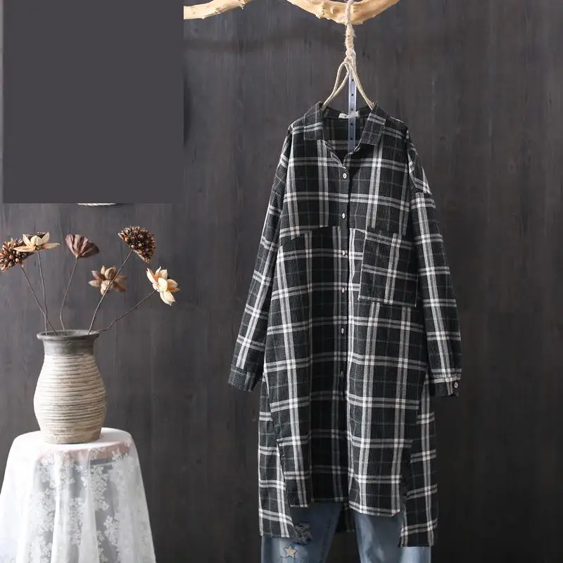 Блузка Infirmiere для беременных рубашки с длинными рукавами весна-лето размера плюс