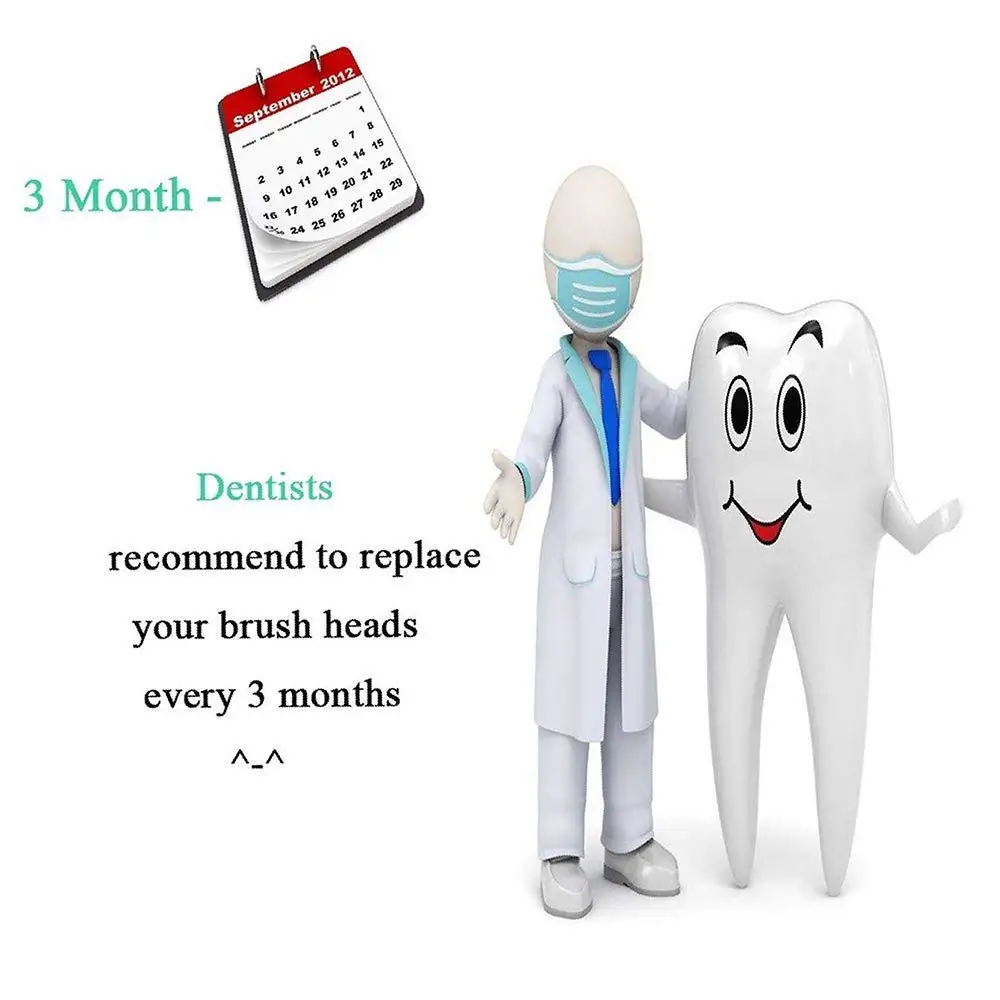 16xReplacement насадки для зубной щетки Oral-B Электрический Зубная щётка подходит
