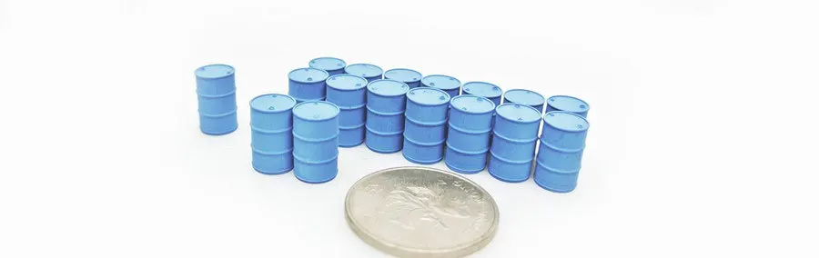 10 шт. Diy 1: 87 имитация барабана Масляная Станция модель железной дороги грузовая
