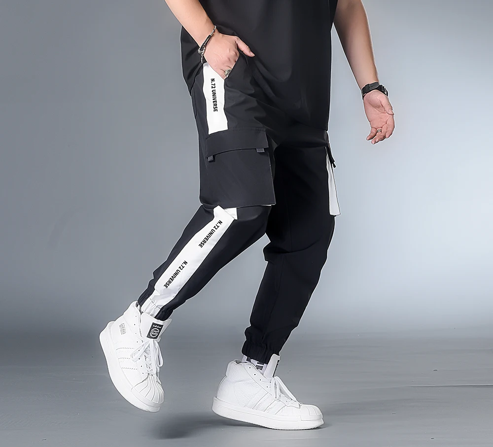 Мужские шаровары с карманами 7XL 6XL XXXXL хип хоп Харадзюку 2020|Повседневные брюки| |