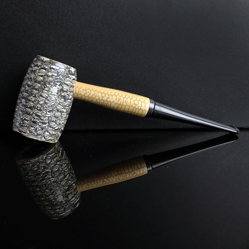 Макартур Стиль Средний размер Кукуруза Cob табак труба деревянный хвостовик