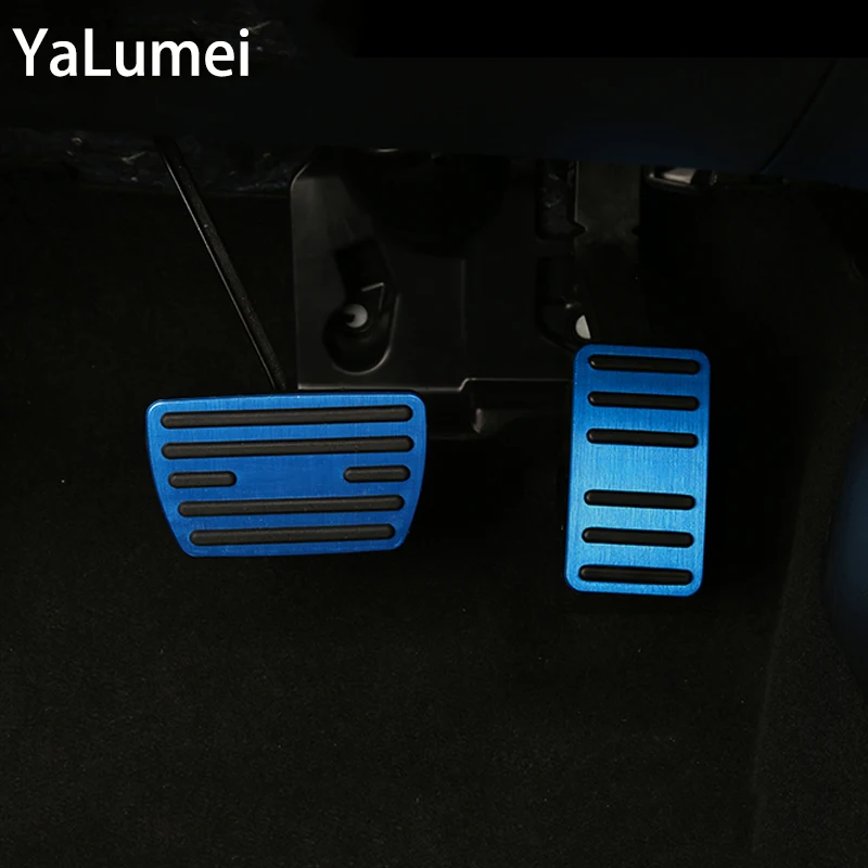 

Алюминиевый Брелок для автомобильных ключей, педали для ног ускоритель топлива педали тормоза крышка Нескользящие тормозные колодки для ...