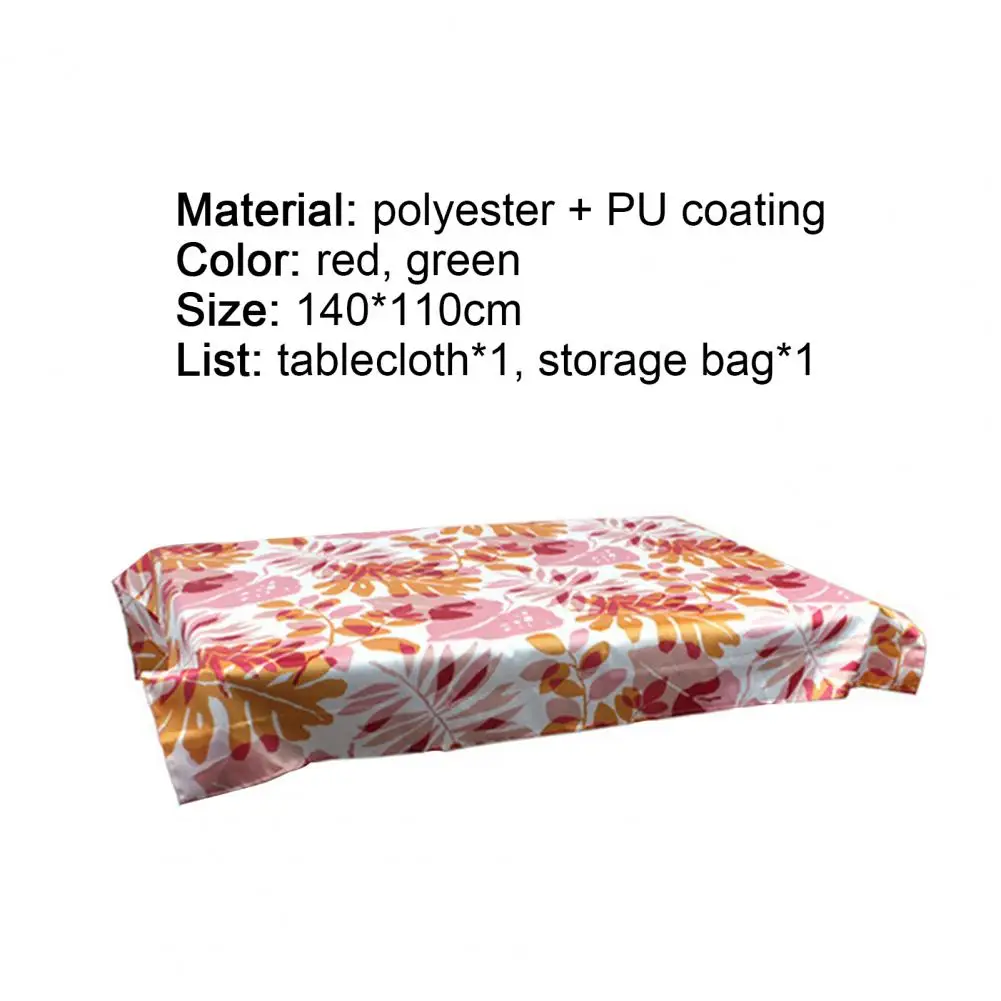 

Table Cloth PU Coating Multi-purpose Lightweight Convenient Four Corners Design Storage Bag Table Runners for Outdoor