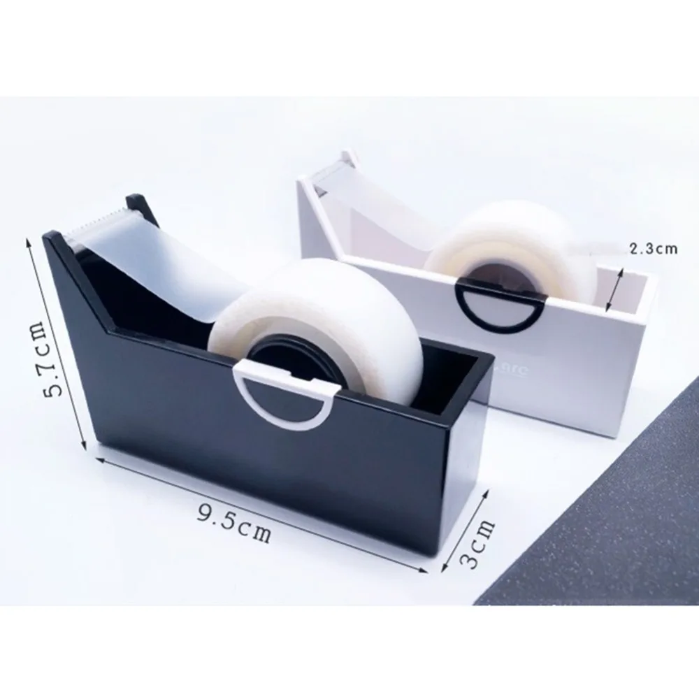 Креативный квадратный пластиковый держатель для ленты офисный диспенсер