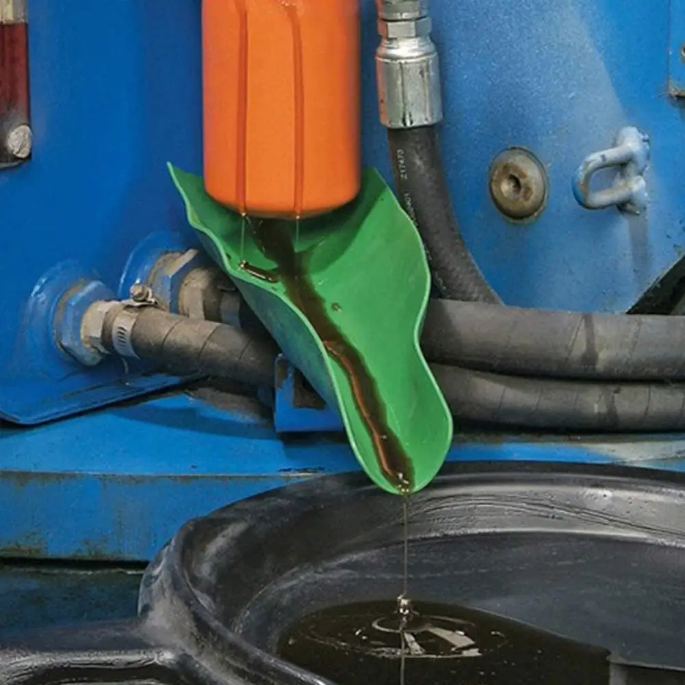 

Flexible Oil Drainage Guiding Tool Crankcase Fill Funnel Flexible Free Draining Tool Resuable Folding Oil Draining Tool