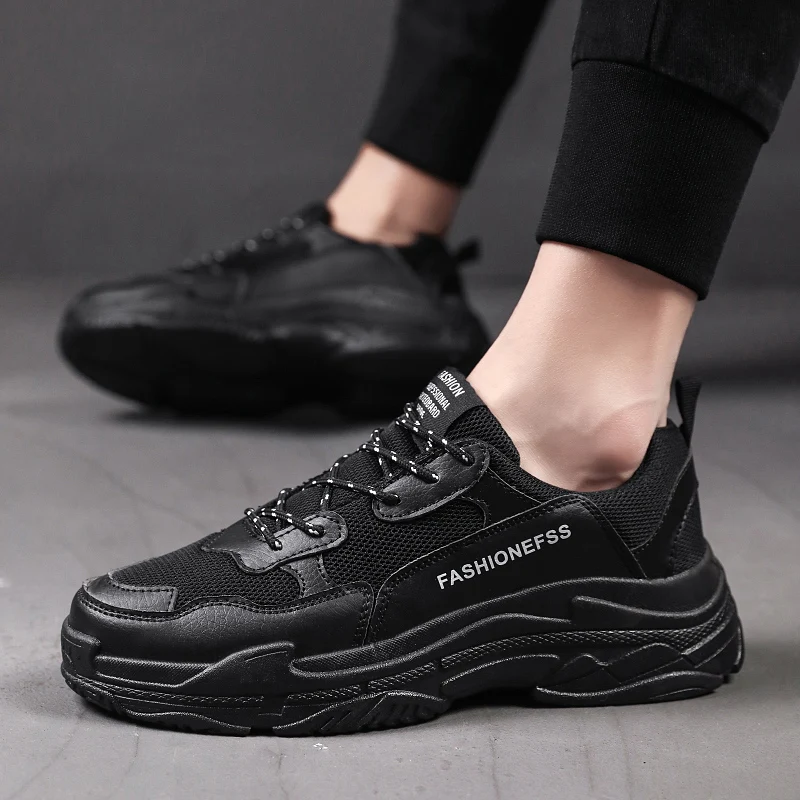 

Summer Casual Men'S Sneakers Flying Weaving Mesh Men Shoes Breathable Air Cushion Outdoor Fashion Footwear Sneakers for Men