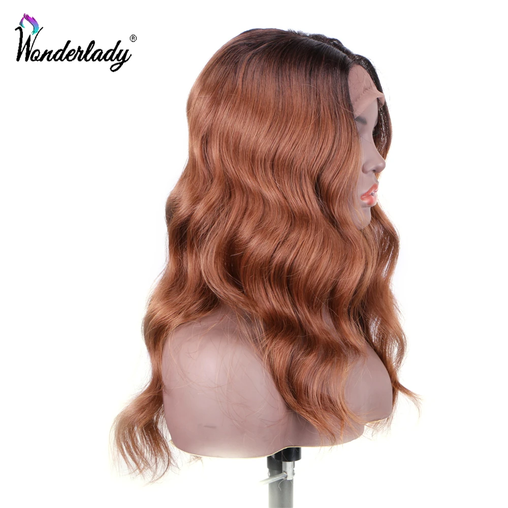Синтетический парик WonderLady из швейцарского кружева 14 дюймов натуральный